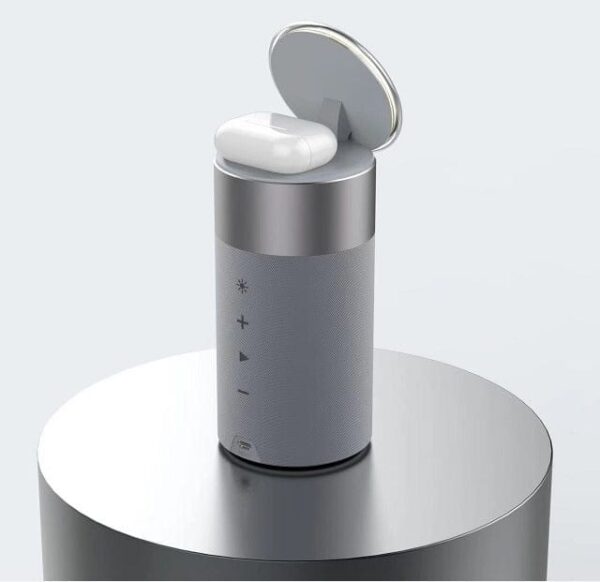 Magnetic wireless charging bluetooth speaker table lamp