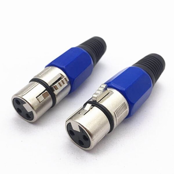 10PCS XLR connector 3pin cannon connector female