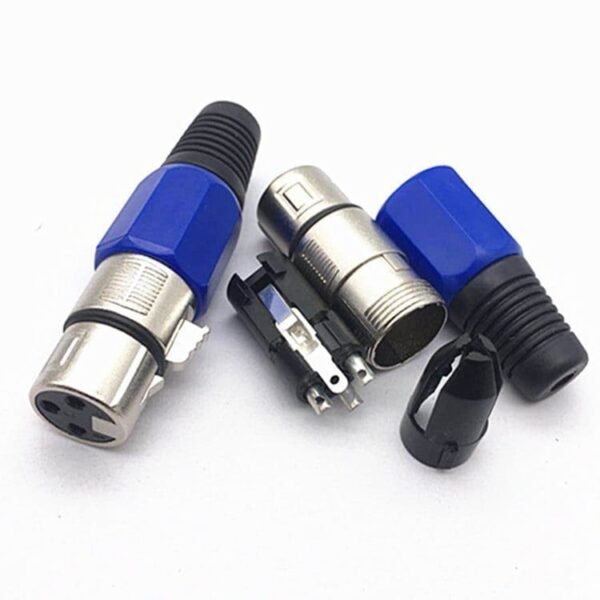 10PCS XLR connector 3pin cannon connector female