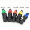 12 pairs colored XLR cannon connector