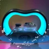 6-in-1 Smart LED Wireless Charger Bluetooth Speaker