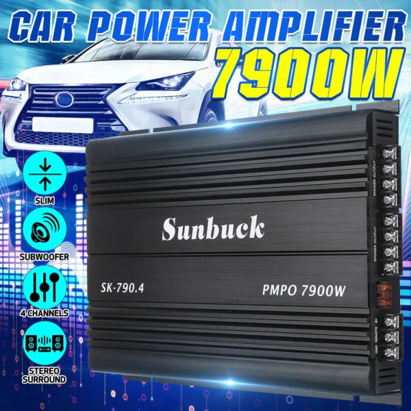 car amplifier 4 channel