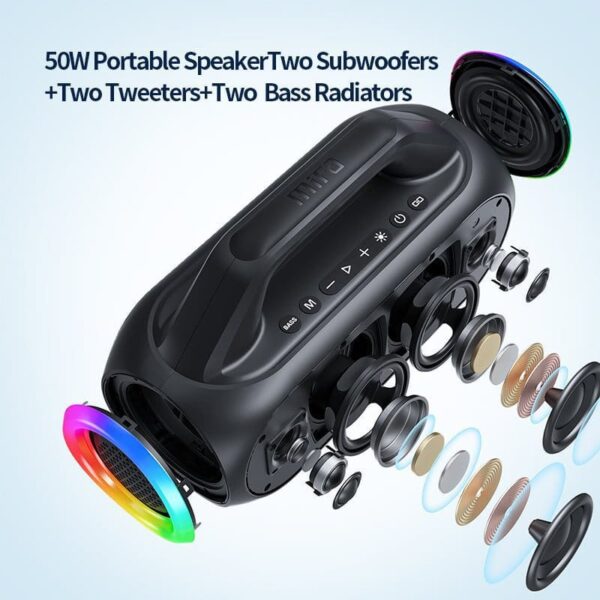 Bluetooth Speaker Loud with BassUp Technology IPX7 Waterproof