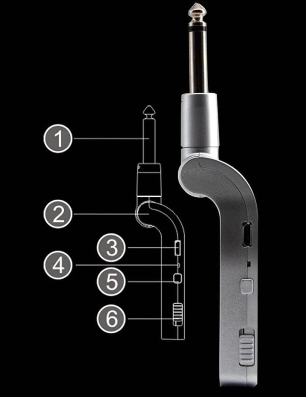 Wireless Guitar Transmitter and Receiver