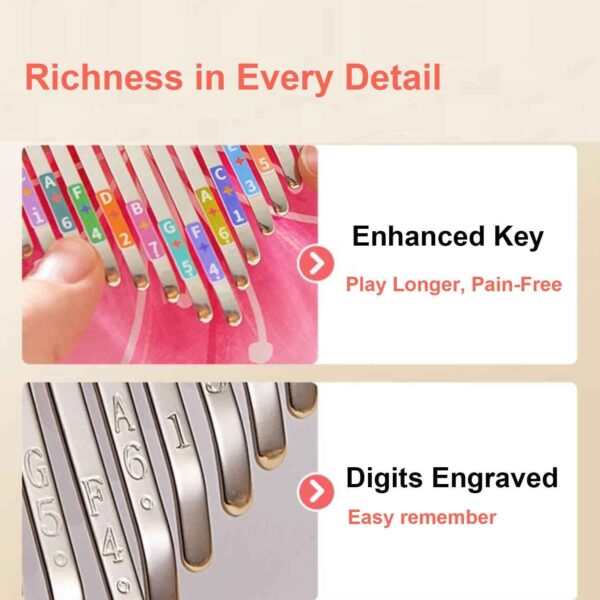 Thumb Piano Crystal Deluxe Set