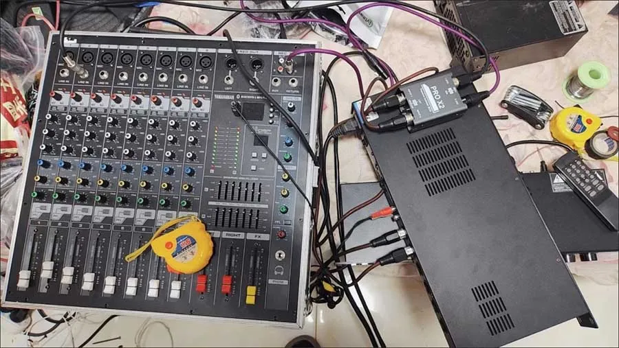 commercial audio ground loop hum fix bar