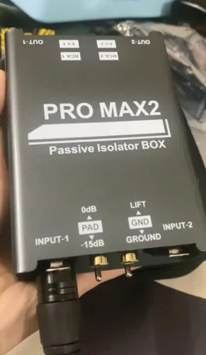 Audio Ground Loop Noise Isolator - Hum Eliminator photo review